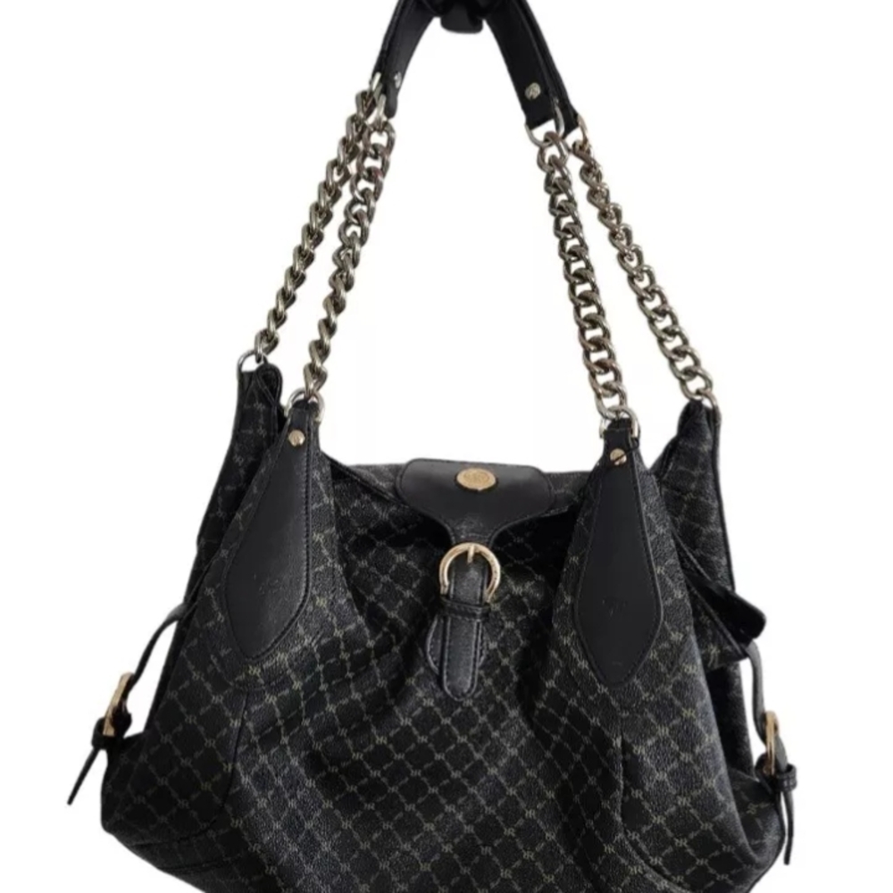 Elegant Black Designer Tote Bag